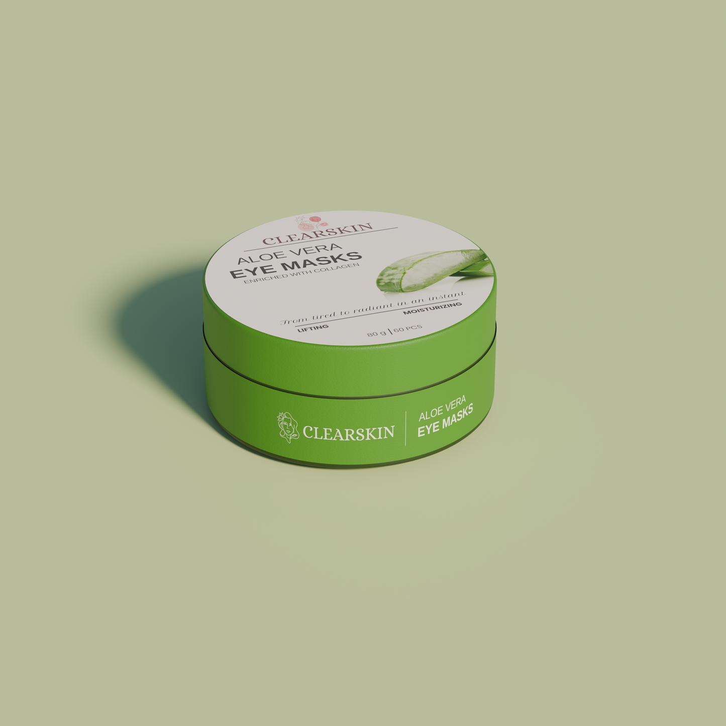 Aloe Vera & Kollagen Augenmasken