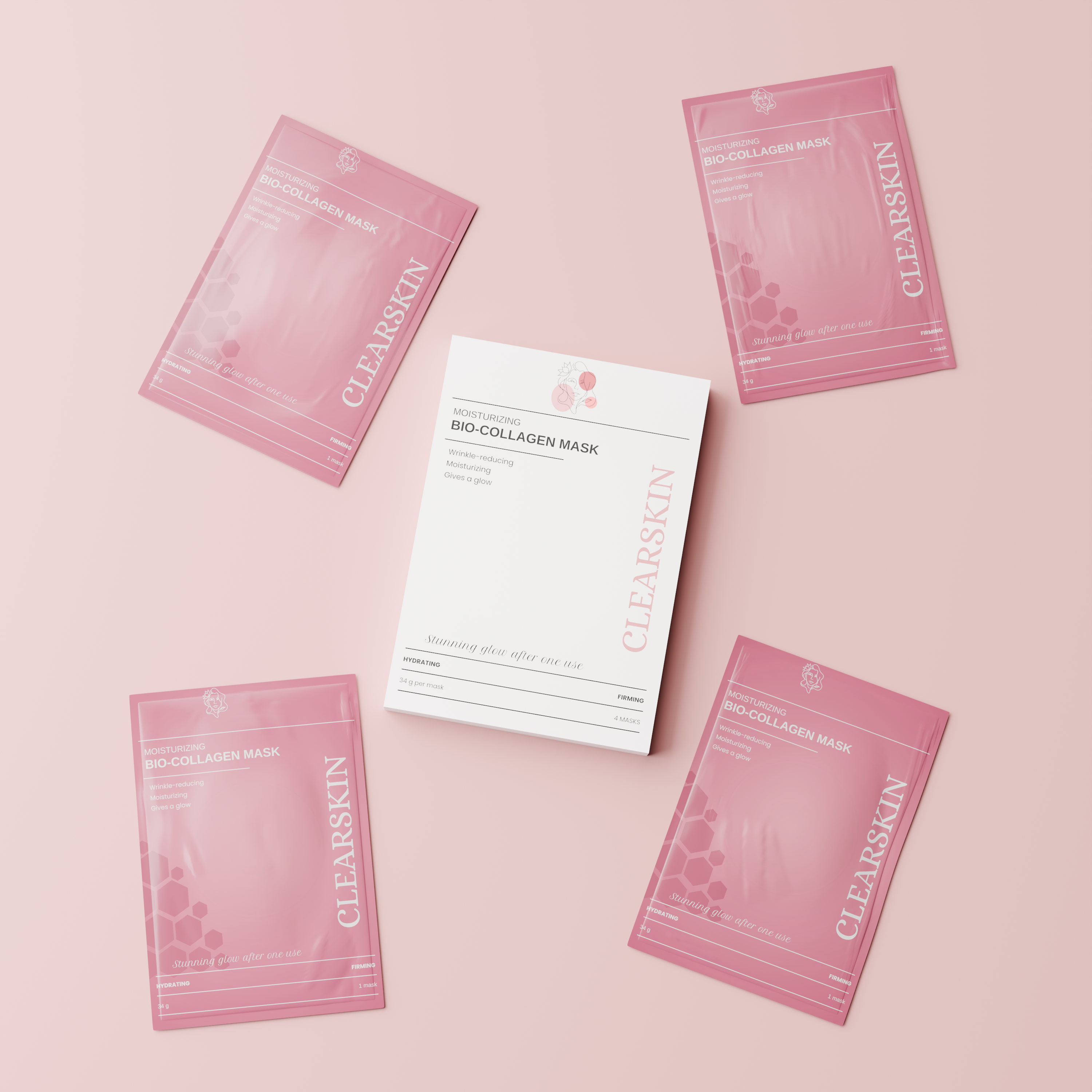 Feuchtigkeitsspendende Bio-Collagen-Maske
